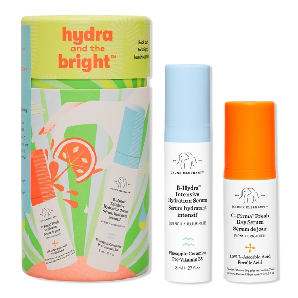 Drunk Elephant Other - Drunk Elephant Hydra and the Bright Serum Duo w/C-Firma+B-Hydra Serum Minis NIB!